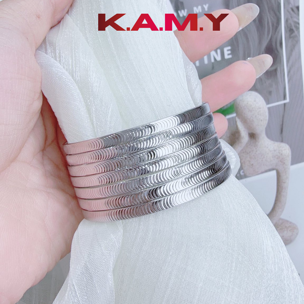 Ximen mắt mèo 4li vảy xếp li cực đẹp mạ vàng lấp lánh - Bộ 7 chiếc
