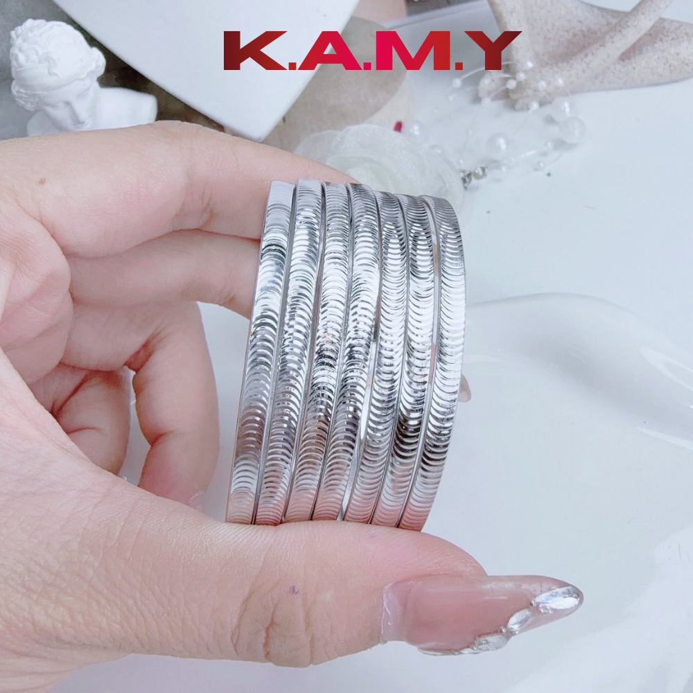 Ximen mắt mèo 4li vảy xếp li cực đẹp mạ vàng lấp lánh - Bộ 7 chiếc