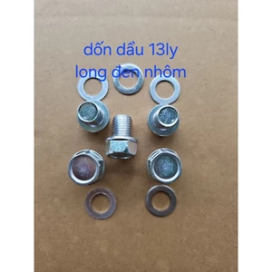 ốc dốn dầu ốc xả nhớt 13ly kèm long đen nhôm phụ tùng phụ kiện cho xe máy chất lượng