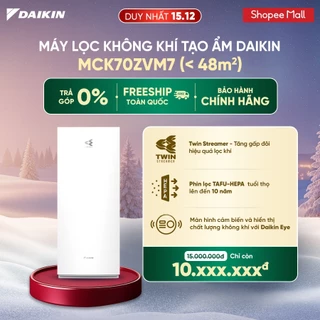 Máy lọc không khí Daikin tạo ẩm cao cấp MCK70ZVM7