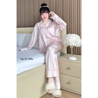 Đồ bộ bigsize từ 50-80kg tay dài quần dài mẫu dễ thương