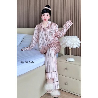 Đồ bộ bigsize từ 50-80kg tay dài quần dài mẫu dễ thương