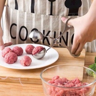 Muôi Nặn Thịt Viên, Dụng Cụ Làm Món Mọc, Chả Viên Chất Liệu Inox Cao Cấp