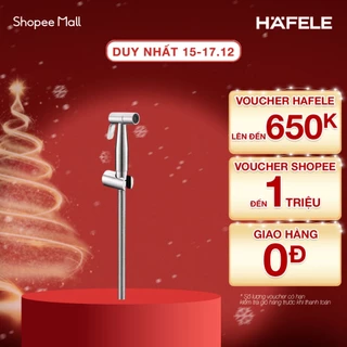 Vòi xịt vệ sinh Hafele có giá đỡ và dây sen 120cm 485.95.032