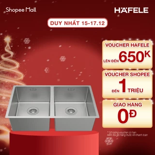 Chậu bếp Inox Hafele Satin R10 HS24-SSN2S-750