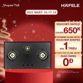 Bếp gas 3 vùng nấu Hafele HC-G783B 538.66.477