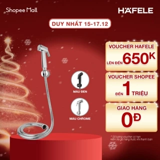 Vòi xịt vệ sinh có giá đỡ và dây cấp Chiba Hafele 589.34.920