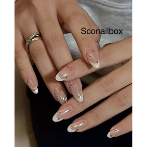 NAIL BOX TRÁNG GƯƠNG FRECNH ĐẦU MÓNG - MÓNG UP ĐƠN GIẢN , NAIL BOX ĐƠN GIẢN