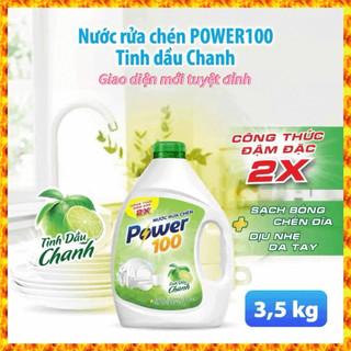 Nước rửa chén POWER100 Tinh dầu chanh