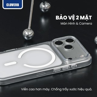 Ốp Lưng Trong Suốt Likgus Vòng Từ Tính Cho iPhone 17 Pro Max Không Ố Vàng