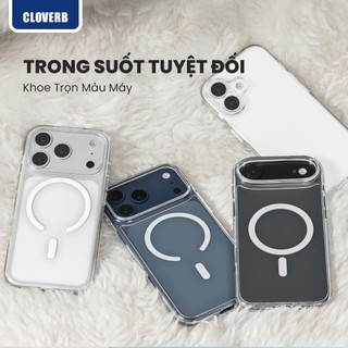 Ốp Lưng Trong Suốt Likgus Vòng Từ Tính Cho iPhone 17 Pro Max Không Ố Vàng