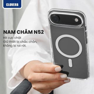 Ốp Lưng Trong Suốt Likgus Vòng Từ Tính Cho iPhone 17 Pro Max Không Ố Vàng