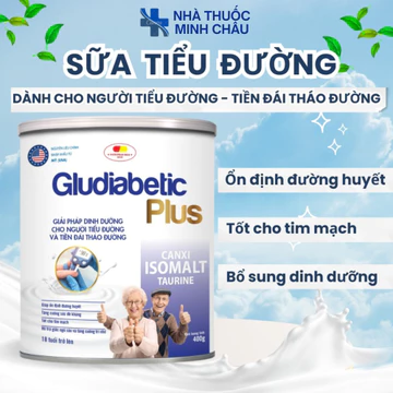 [Bán Chạy]Sữa Tiểu Đường Gludiabetic Plus Sữa Cho Người Tiểu Đường Hàng Chính Hãng