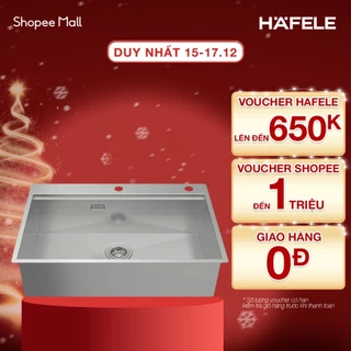 Chậu Inox Hafele WS R0 HS24-SSN1S-7650 567.20.627