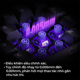 [Ship nhanh] Switch UFO Từ Tính Gravastar Hall Effect Chính hãng Cho Bàn Phím HE – Linear – 100 Triệu Nhấn - CooBeStore