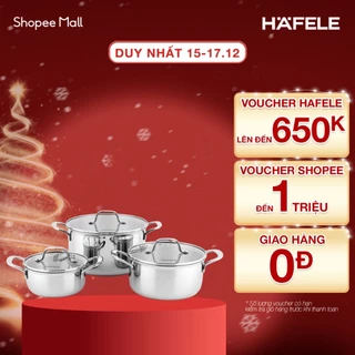 [NEW] Bộ nồi 3 món Hafele HS-CW3WX 535.44.159