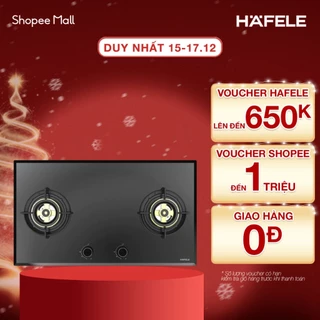 Bếp gas 2 vùng nấu Hafele HC-G782B 538.66.507