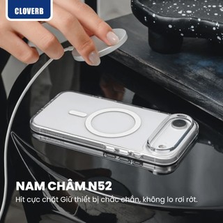 Ốp Lưng Trong Suốt Likgus Vòng Từ Tính Cho iPhone 17 Pro Max Không Ố Vàng