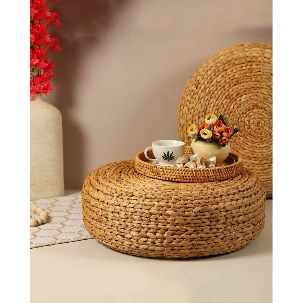 Đôn lục bình,  Đôn / Đệm / Bàn Trà Lục Bình Đan Thủ Công Cao Cấp Hàng Xuất Khẩu ( Hàng Loại 1 )