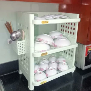 Kệ Úp Bát 3 Tầng Chính Hãng Việt Nhật (5528)