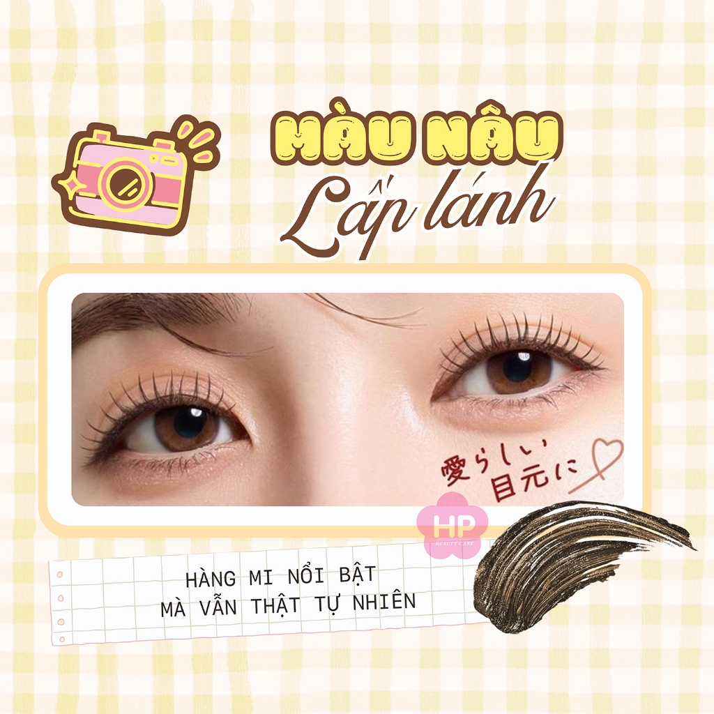 Mascara Nâng Cong Và Dài Mi Kissme Heroine Make Long Up Mascara Super Wp (Bản Giới Hạn Màu Nâu 53)