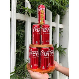 (Tháp Hoa) Tháp Gỗ 3 Tầng Bày Bia, Nước Ngọt Cao Cấp YATASMART Phù Hợp Các Dịp Lễ Tết,Cúng Bái