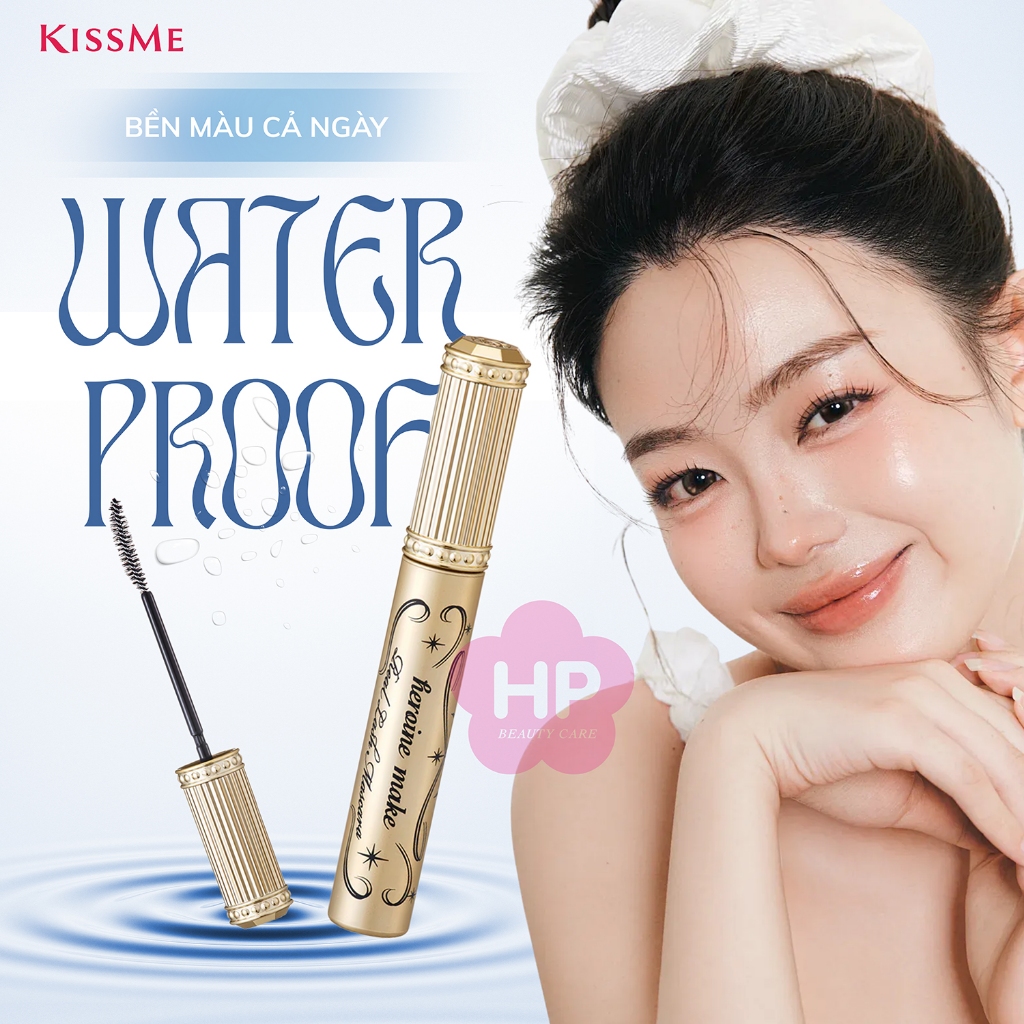 Mascara Màng Film Chuốt Cong Và Dài Mi Cải Tiến Hoàng Gia Kissme Heroine Make (Bản Giới Hạn Màu Đen)
