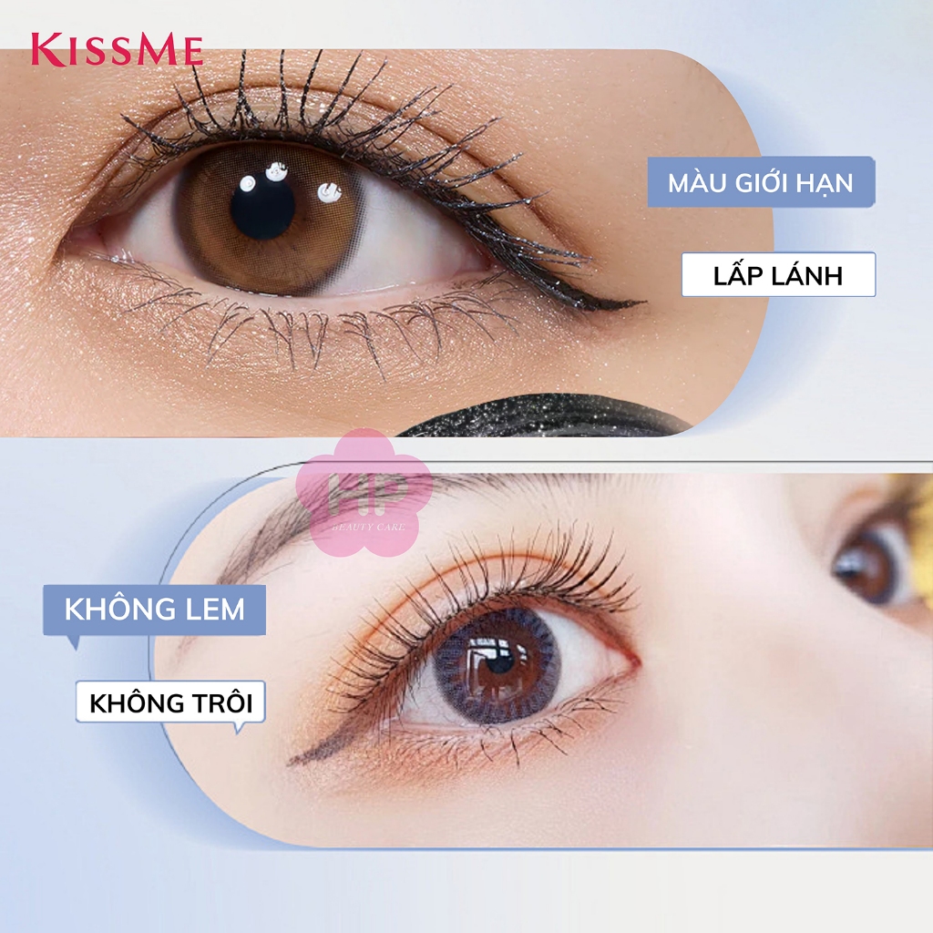 Mascara Màng Film Chuốt Cong Và Dài Mi Cải Tiến Hoàng Gia Kissme Heroine Make (Bản Giới Hạn Màu Đen)