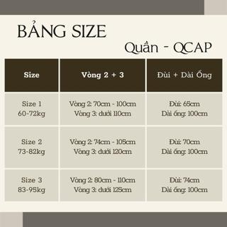 Quần suông cạp chữ V  bigsize nữ dáng dài, Quần ống rộng size lớn 60-95kg phong cach đơn giãn QCAP V