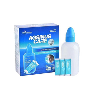 Bộ Rửa Mũi Xoang Agsinus Care Giúp Vệ Sinh Sạch Mũi Hàng Ngày-DK PHARMA ( 5 Gói Cộng 1 Bình Rửa)