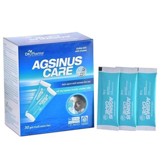 Bộ Rửa Mũi Xoang Agsinus Care Giúp Vệ Sinh Sạch Mũi Hàng Ngày-DK PHARMA ( 5 Gói Cộng 1 Bình Rửa)