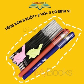 Sách- Bộ 3 Quyển Vở Viết Tự Xóa Thông Minh Luyện Viết Tập Tô Chữ Cho bé Mầm Non Tặng 8 ruột 2 vỏ bút 2 định vị cầm bút