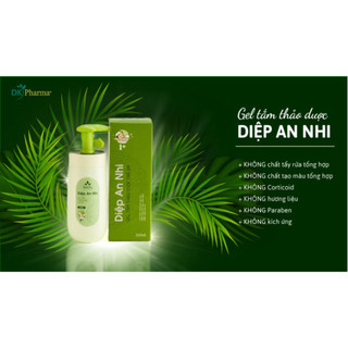 Gel Tắm Thảo Dược Cho Bé Từ 1 Tuổi Diệp An Nhi Làm Sạch Ngừa Mẩn Ngứa Rôm Sảy DK Pharma 200ml
