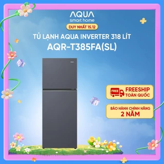 Tủ lạnh Aqua Inverter 318 lít AQR-T385FA(SL) - Freeship toàn quốc - Bảo hành 2 năm