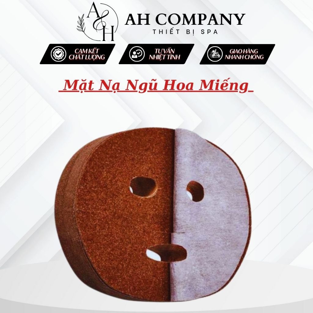 Mặt Nạ Ngũ Hoa Miếng, Mask Ngũ Hoa Nguyên Chất Mầm Rong Biển, Cấp Ẩm Cho Da Giúp Da Mềm Mại Trắng Sáng