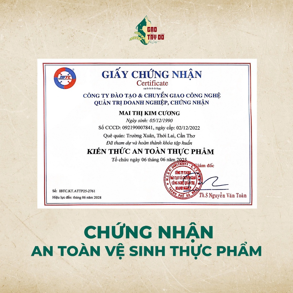 Gạo ST25 Tây Đô Kim Cương 2kg/5kg/10kg - Gạo Ngon Thơm Dẻo, Cơm Mềm, Ngọt Tự Nhiên - [ST0]