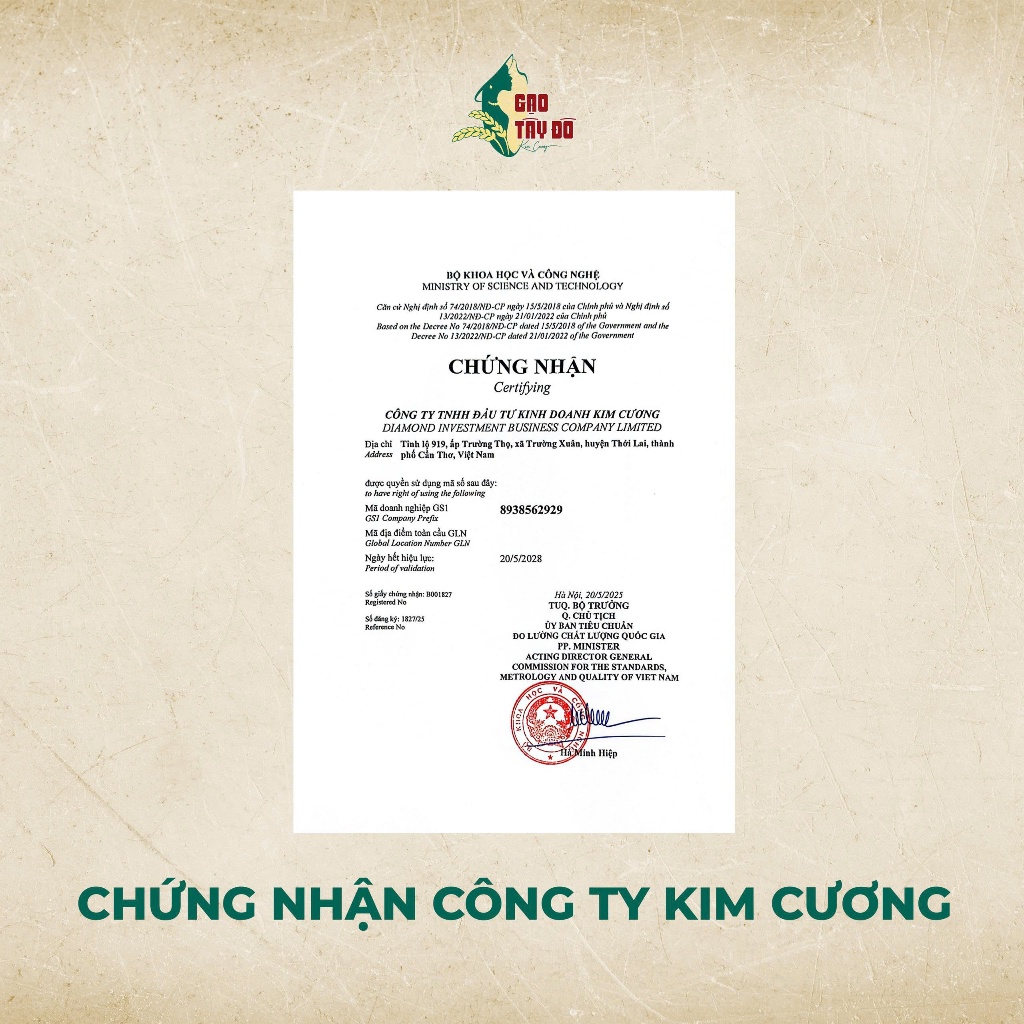 Gạo ST25 Tây Đô Kim Cương 2kg/5kg/10kg - Gạo Ngon Thơm Dẻo, Cơm Mềm, Ngọt Tự Nhiên - [ST0]