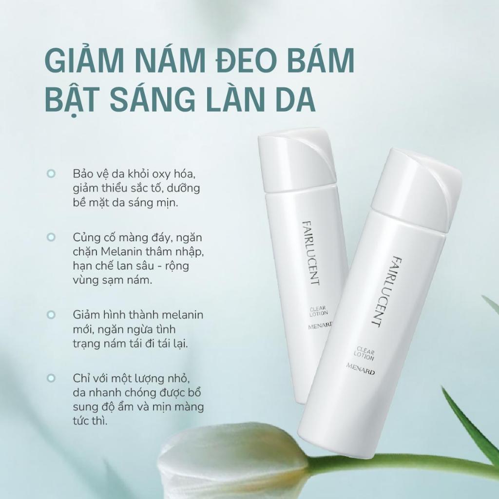 Tinh chất lotion dưỡng da Menard, bản 2025 hỗ trợ làm sáng và ngừa
