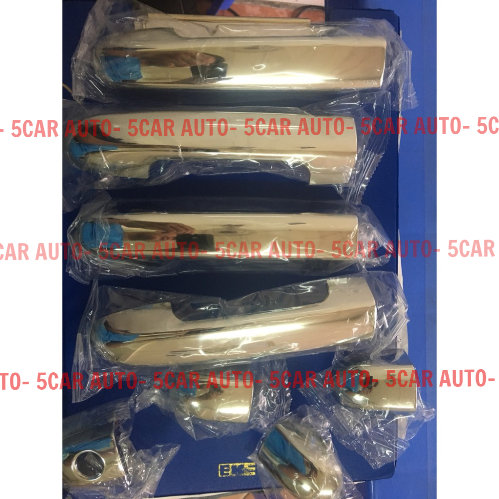 Bộ ốp hõm cửa + tay cửa mạ crom xe KIA CERATO / FORTE 2008-2013- Hàng cao cấp