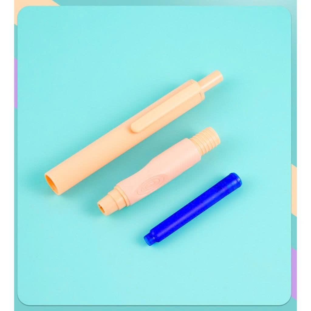 Combo Bút Máy Bấm Xóa F39 Chỉ 99k/ 5 Chiếc Dùng cho Học Sinh - Viết Êm Trơn, Xóa Nhẹ Nhàng, Sạch Sẽ.