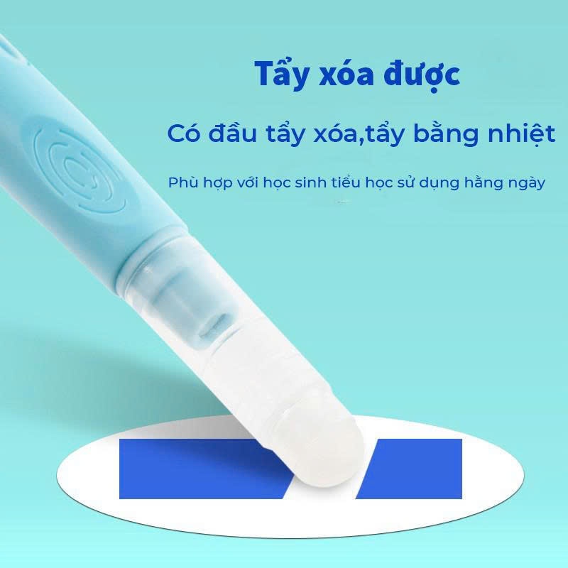 Combo Bút Máy Bấm Xóa F39 Chỉ 99k/ 5 Chiếc Dùng cho Học Sinh - Viết Êm Trơn, Xóa Nhẹ Nhàng, Sạch Sẽ.