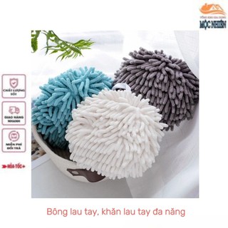 Combo 3 Bông lau tay, khăn lau tay đa năng - siêu thấm hút, siêu mềm mịn