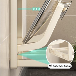 Giá Treo Nắp Nồi Hút Chân Không - Không Khoan, Chịu Lực Tốt, Tiết Kiệm Không Gian Bếp, Dễ Lắp Đặt