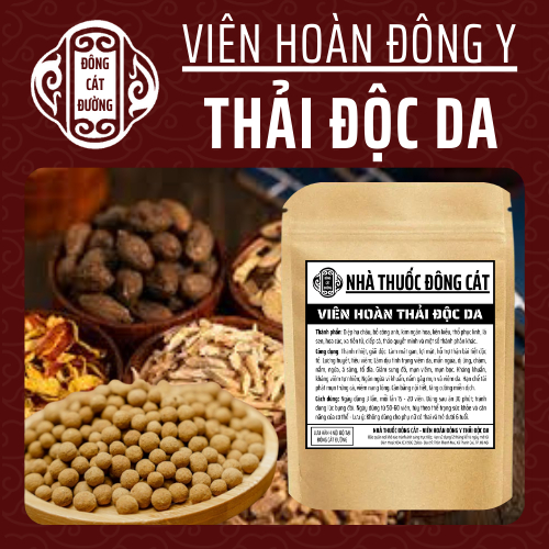 Đông y gia truyền Đông Cát - Hoàn tán thải độc da - Túi 500 hoàn