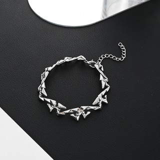 SNUOFO - Vòng tay nam thiết kế thương hiệu độc đáo cao cấp cá tính phong cách Hip-Hop trang sức bạc dành cho nam giới