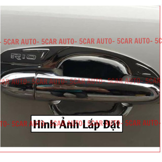 Ốp tay nắm, hõm cửa xe Kia Rio bản sedan/ Hatchback dùng chung mẫu- Hàng cao cấp