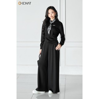 Set Đồ Nữ 𝐂𝐂𝐇𝐀𝐓 Dáng Ôm Amira Nhún Chất Liệu Mì Hàn Cao Cấp 25BDC2004ST