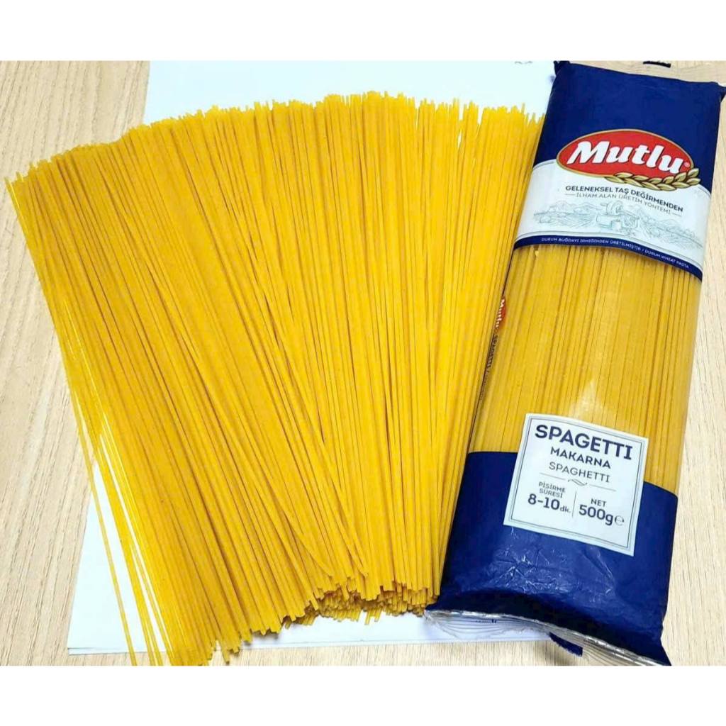 Mỳ Ý Spaghetti Mutlu 500g - Nhập Khẩu Thổ Nhĩ Kỳ - Sợi Dai Vàng Óng - Tre Việt Group