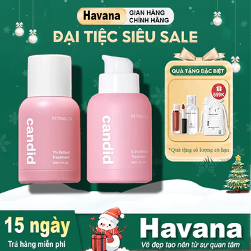 Tinh Chất Retinol Candid Chống Lão Hóa, Nhăn Candid 0.5% Retinol/ 1% Retinol Treatment 30ml