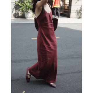 𝗛𝗲𝗿𝗮 - |LY LINEN| - Đầm Linen 2 dây dáng đuôi cá